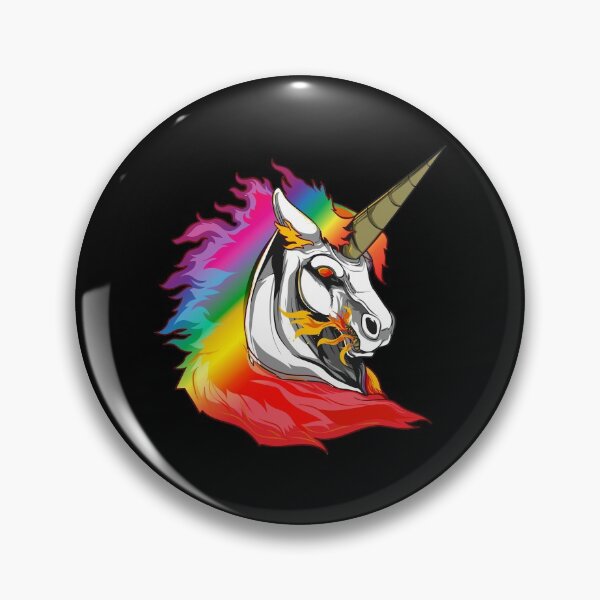 Item preview, Cute Metal Rainbow Unicorn Metallic Mythical Horse designed and sold by perfectpresents.