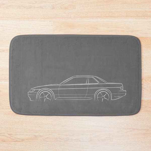 Item preview, 1989 Nissan Silvia S13 - profile stencil, white designed and sold by mal-photography.