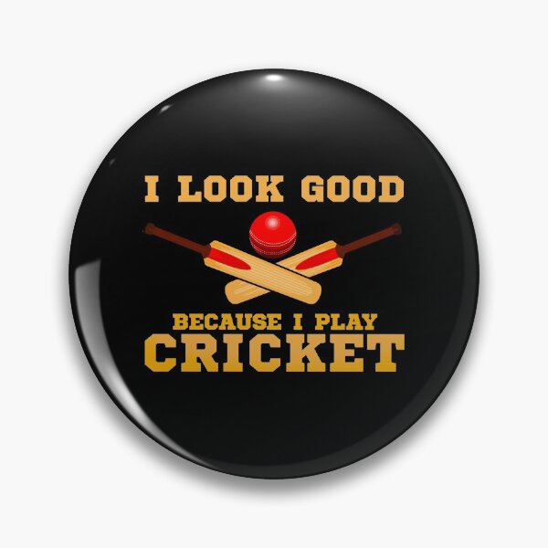 Item preview, I Look Good Because I Play Cricket Funny Cricketer designed and sold by perfectpresents.
