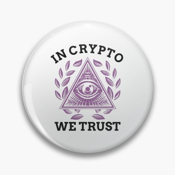 Item preview, In Crypto We Trust Bitcoin Cryptocurrency designed and sold by perfectpresents.