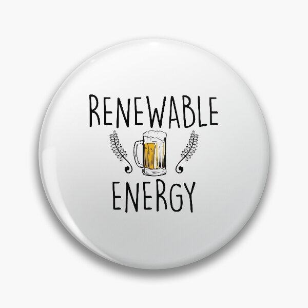 Item preview, Cute & Funny Renewable Energy Beer Drinking Pun designed and sold by perfectpresents.