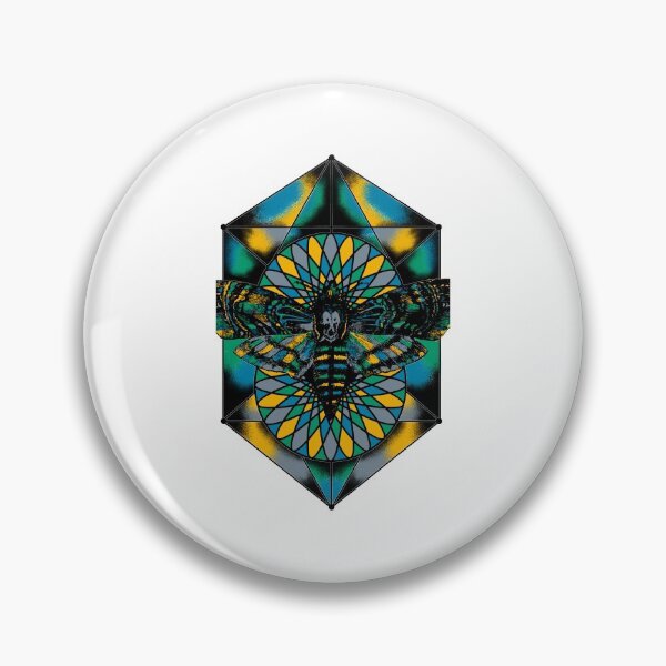 Artikelvorschau, Ehrfürchtige trippy psychedelische Motte entworfen und verkauft von perfectpresents.