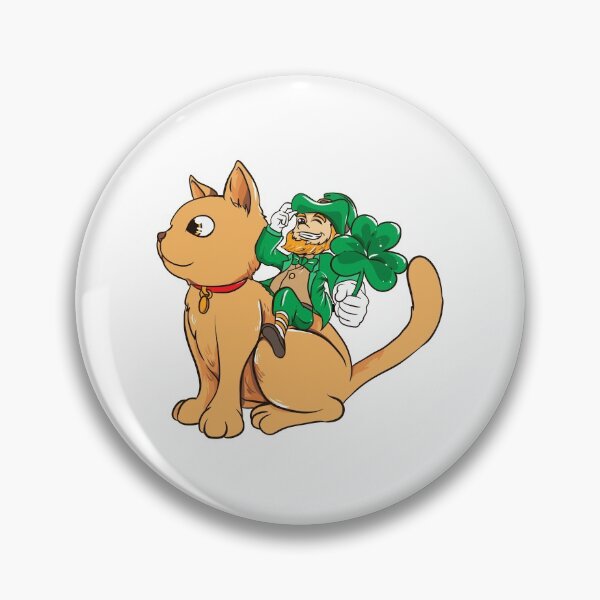 Item preview, Cute Leprechaun Riding a Cat St. Patrick's Day designed and sold by perfectpresents.