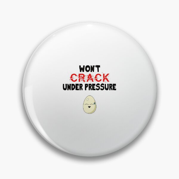 Item preview, Funny Egg Won't Crack Under Pressure Strong Person designed and sold by perfectpresents.