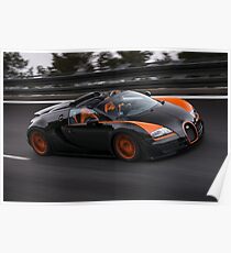 Bugatti Veyron Vitesse WRC Poster