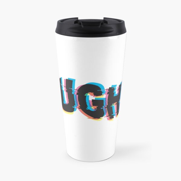 UGH! - BTS glitch art Travel Mug