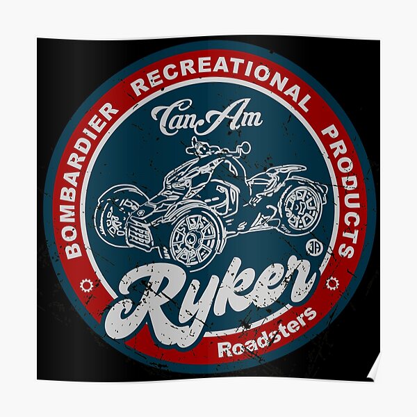 Can-Am Ryker Retro Poster