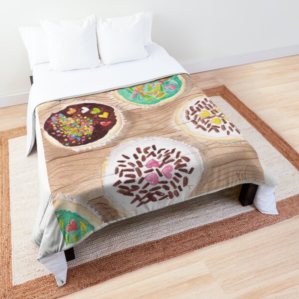 Cupcake Party - Watercolor Comforter