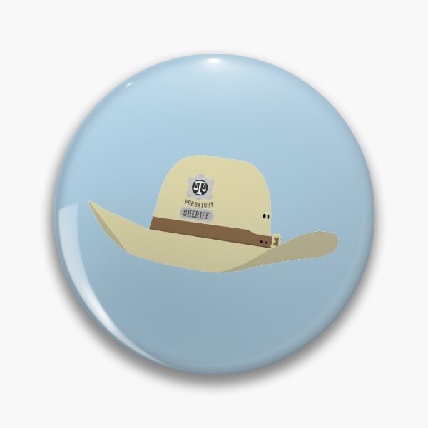 Item preview, Nicole Haught Sheriff Hat (Blue Background) - Wynonna Earp designed and sold by Queerdelion.