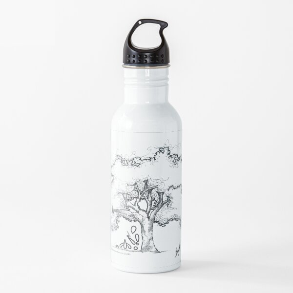 BlackWhiteandMax Sundays Tree Water Bottle