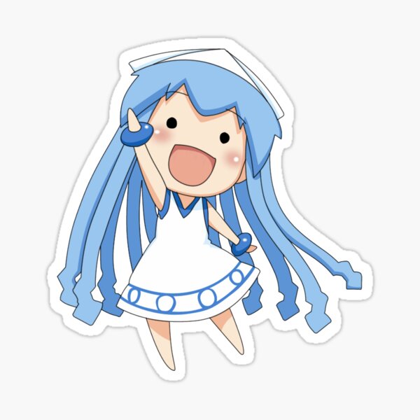 Squid Girl Squidward Tentacles Anime, Anime, blue, child, face png |  Klipartz