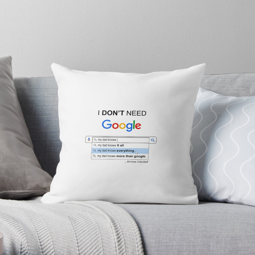 Google my outlet pillow