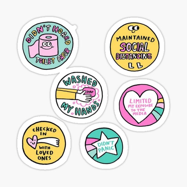 Coronavirus award sticker pack Sticker