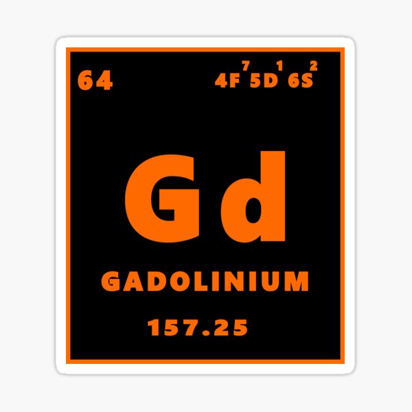 Item preview, GADOLINIUM PERIODIC TABLE SYMBOL designed and sold by KPIMAGES.