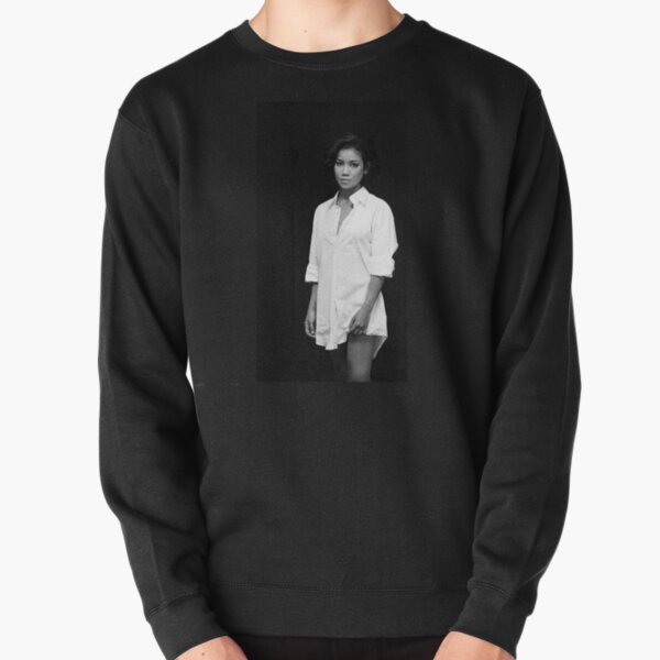 Gerneric Dxfbdfxn Jhene Aiko Casual Mens Long Sleeve Pullover Sweater Black 