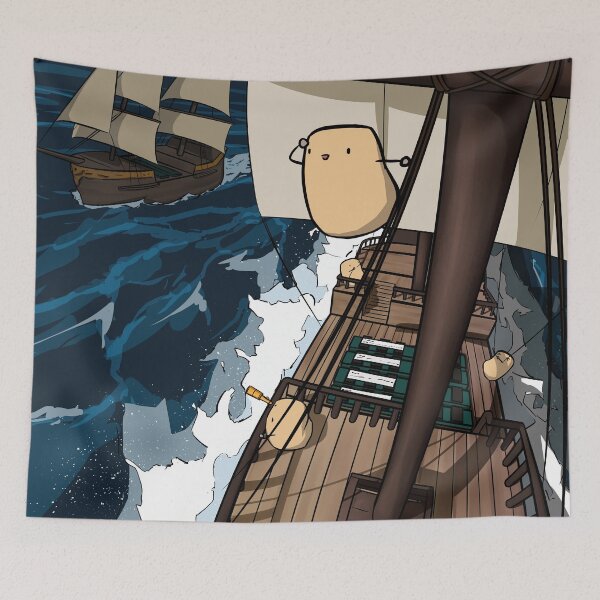 Item preview, Land Ho!! designed and sold by potatopirates.