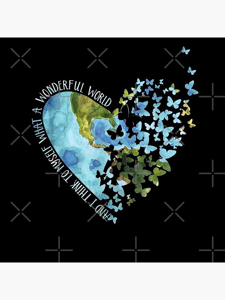 And I Think To Myself What A Wonderful World cute gifts by moonchildworld