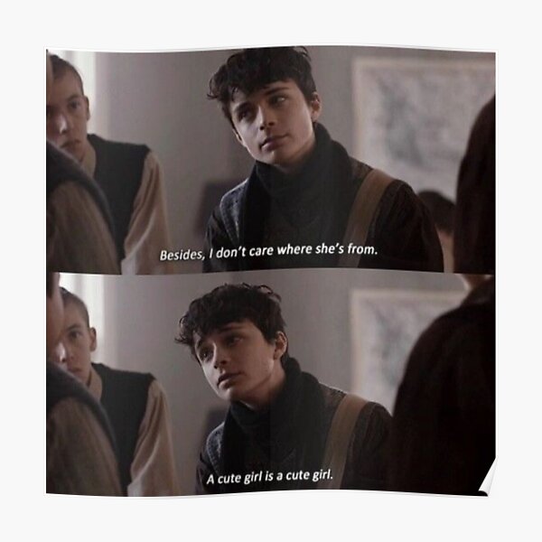 Gilbert Blythe Quote Poster