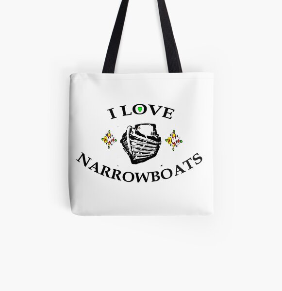 I love narrowboats 2 All Over Print Tote Bag