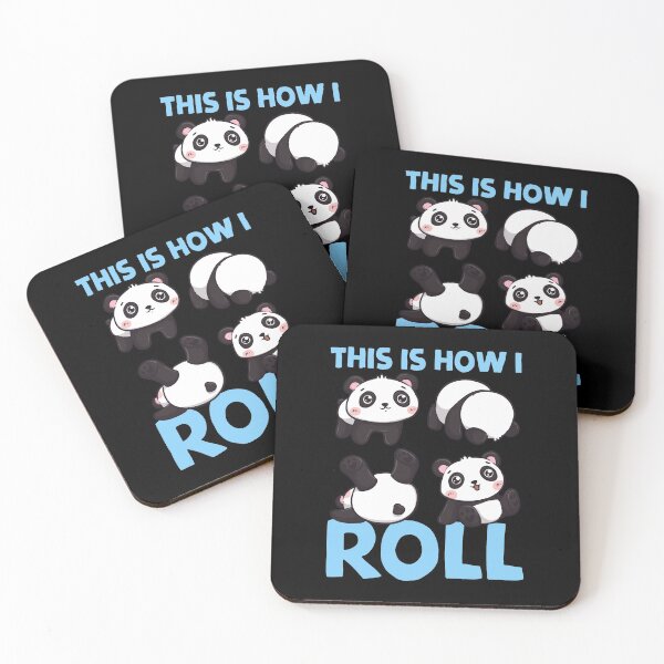 Item preview, This Is How I Roll Panda Pun Kawaii Little Bear designed and sold by perfectpresents.