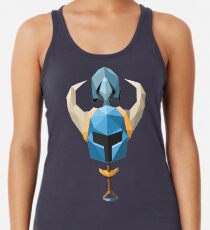 Camiseta con espalda nadadora Low-Poly Shovel Knight