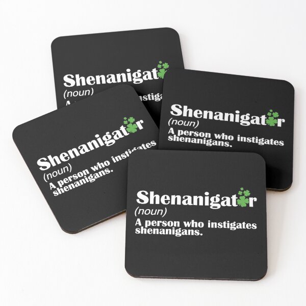 Item preview, Shenanigator A Person Who Instigates Shenanigans Shamrocks St Patricks Day Funny Quote designed and sold by alenaz.