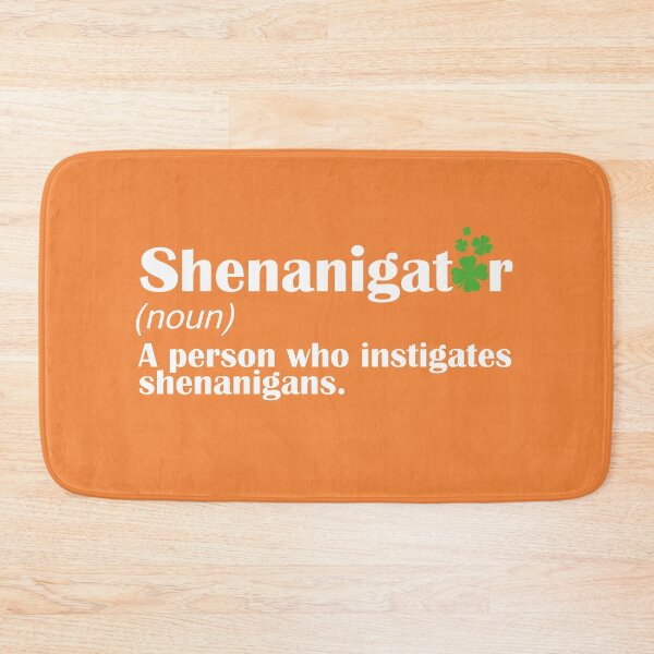 Item preview, Shenanigator A Person Who Instigates Shenanigans Shamrocks St Patricks Day Funny Quote designed and sold by alenaz.