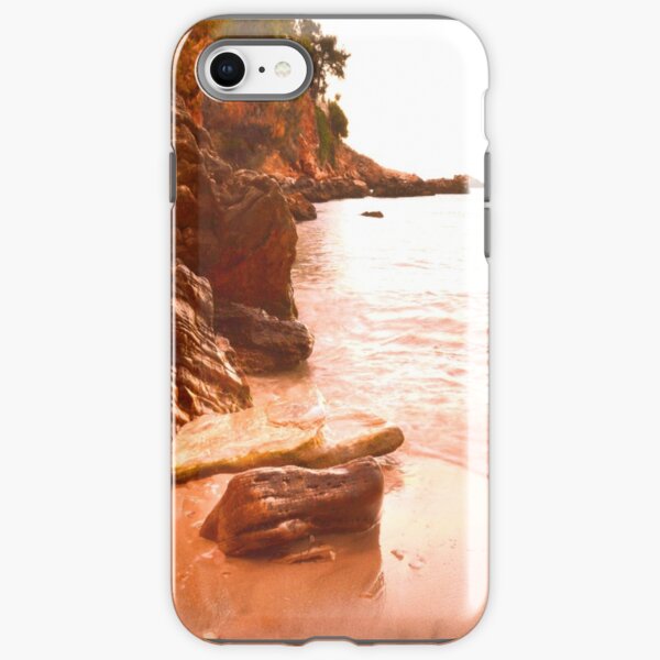 Retro rocky beach iPhone Tough Case