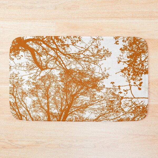 Item preview, Forest background with orange tree branches silhouette designed and sold by by-jwp.