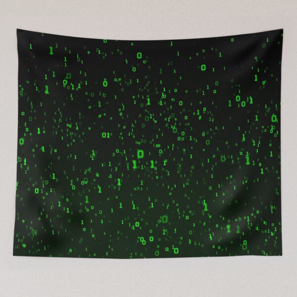 Item preview, Digital number scifi Cyber Space Matrix Falling -Green- Motion Graphics designed and sold by lematworks.