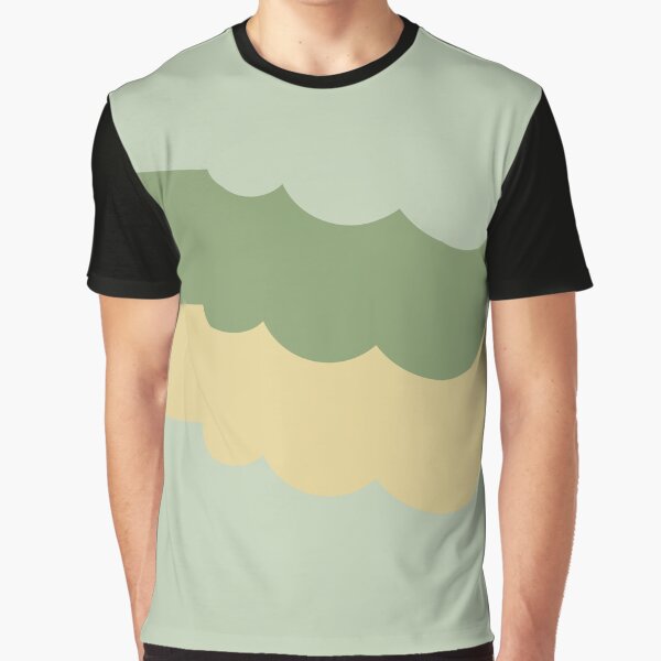 Wolken Herbst Pantone Töne Grafik T-Shirt