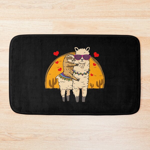 Item preview, Sloth Riding Llama Cute Fluffy Lama & Sleepy Sloth designed and sold by perfectpresents.
