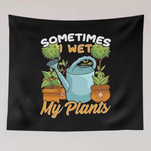 Item preview, Funny Sometimes I Wet My Plants Gardening Pun designed and sold by perfectpresents.
