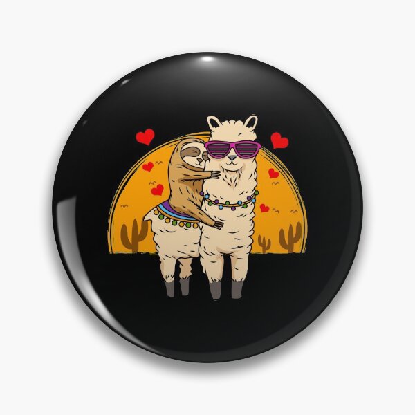 Item preview, Sloth Riding Llama Cute Fluffy Lama & Sleepy Sloth designed and sold by perfectpresents.