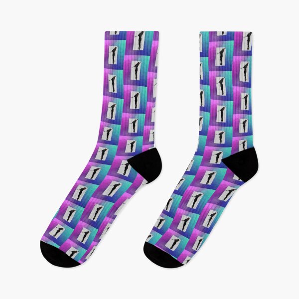 Item preview, Holographic dancer in bright multicolour frame designed and sold by StephanieCAD.