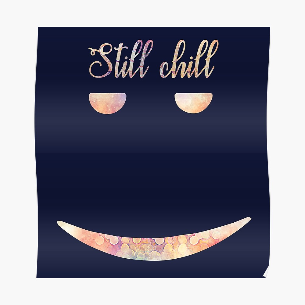 Still Chill Face Mask By Rainbowdreamer Redbubble - still chill face roblox mask by t shirt designs redbubble