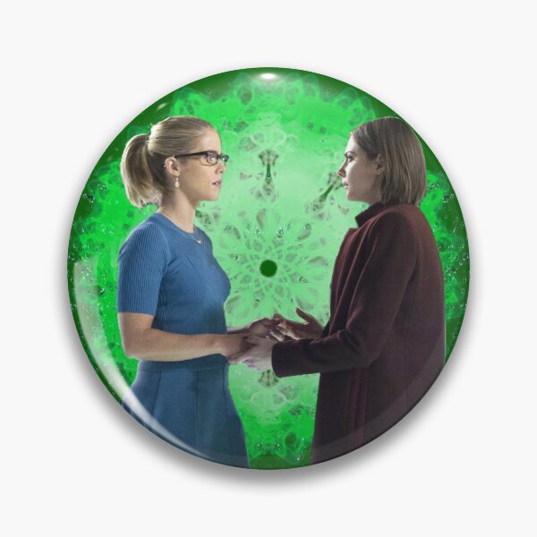 Item preview, Felicity Smoak & Thea Queen green background designed and sold by dutchchu.
