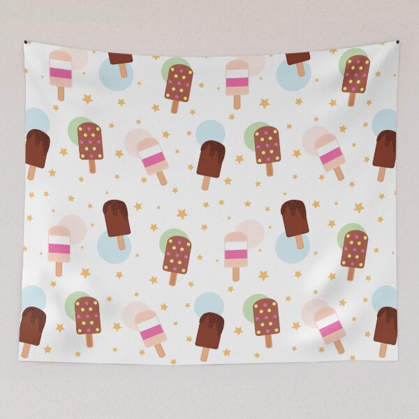Item preview, ice cream semaless repeat pattern designed and sold by ddesignnstudio.