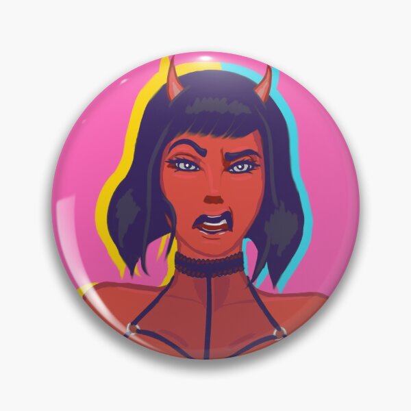 Disgusted Succubus Pin