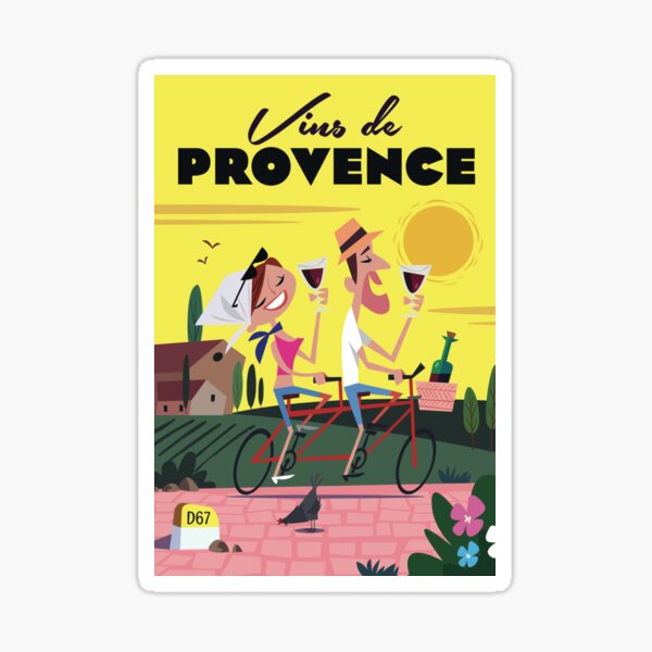 Artikel-Vorschau von Vins de Provence Plakat, designt und verkauft von GAGodel.