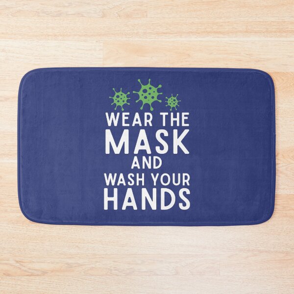 Item preview, Wear The Mask and Wash Your Hands Funny Germaphobe advice gift designed and sold by alenaz.