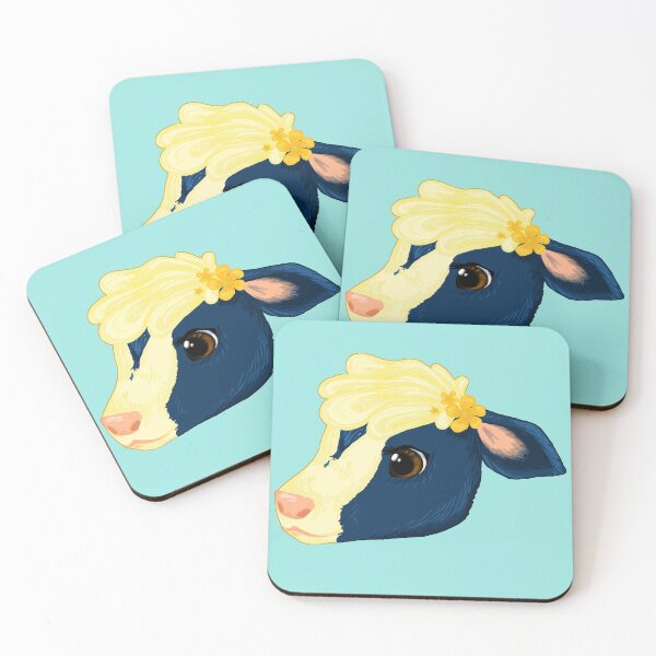 Item preview, Cute blue cow designed and sold by MillerBB.