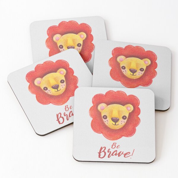 Item preview, Lion - Be Brave designed and sold by MightBeFoxes.