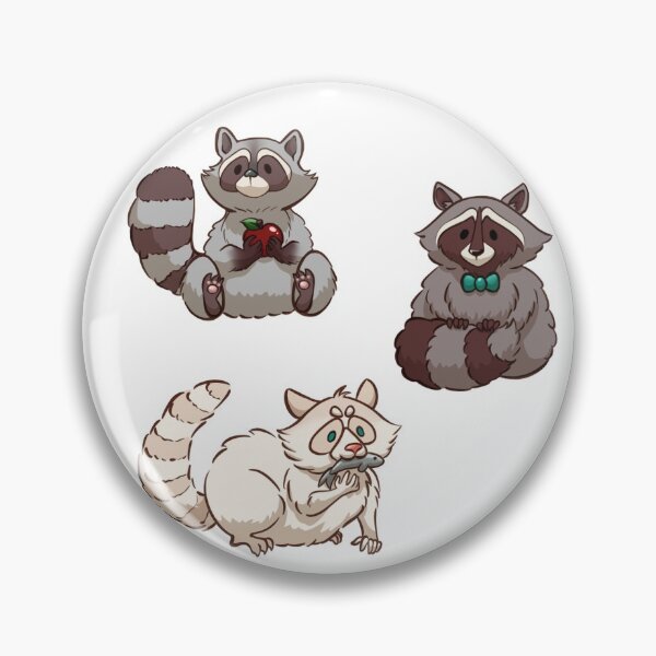 Item preview, Raccoon (Hazelnut choco and coco) set designed and sold by Aledoodlegirl.