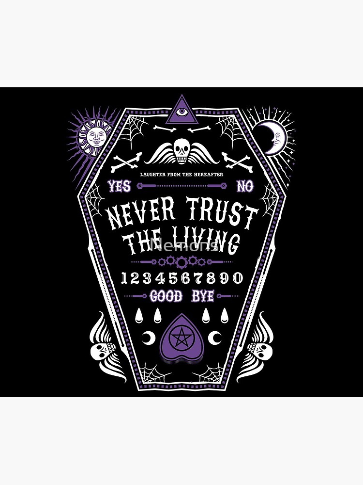 Hereafter - Never Trust The Living - Beetlejuice - Creepy Cute Goth - Occult by Nemons