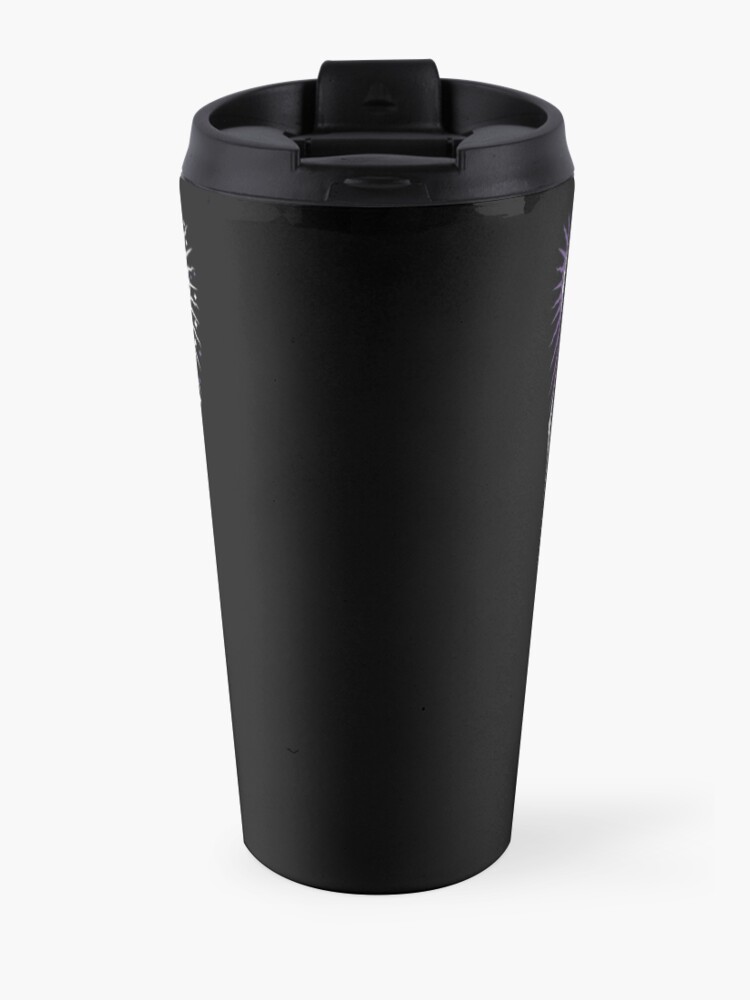 Alternate view of Hereafter - Never Trust The Living - Beetlejuice - Creepy Cute Goth - Occult Travel Mug