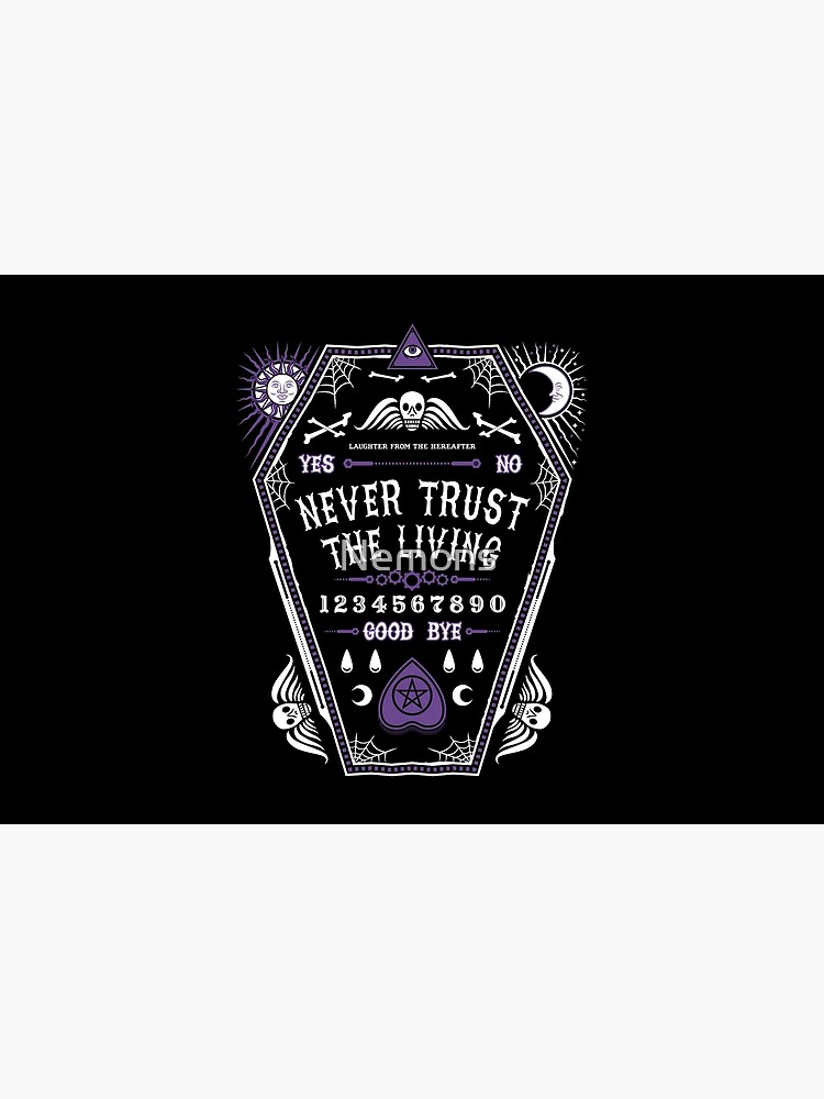 Hereafter - Never Trust The Living - Beetlejuice - Creepy Cute Goth - Occult by Nemons