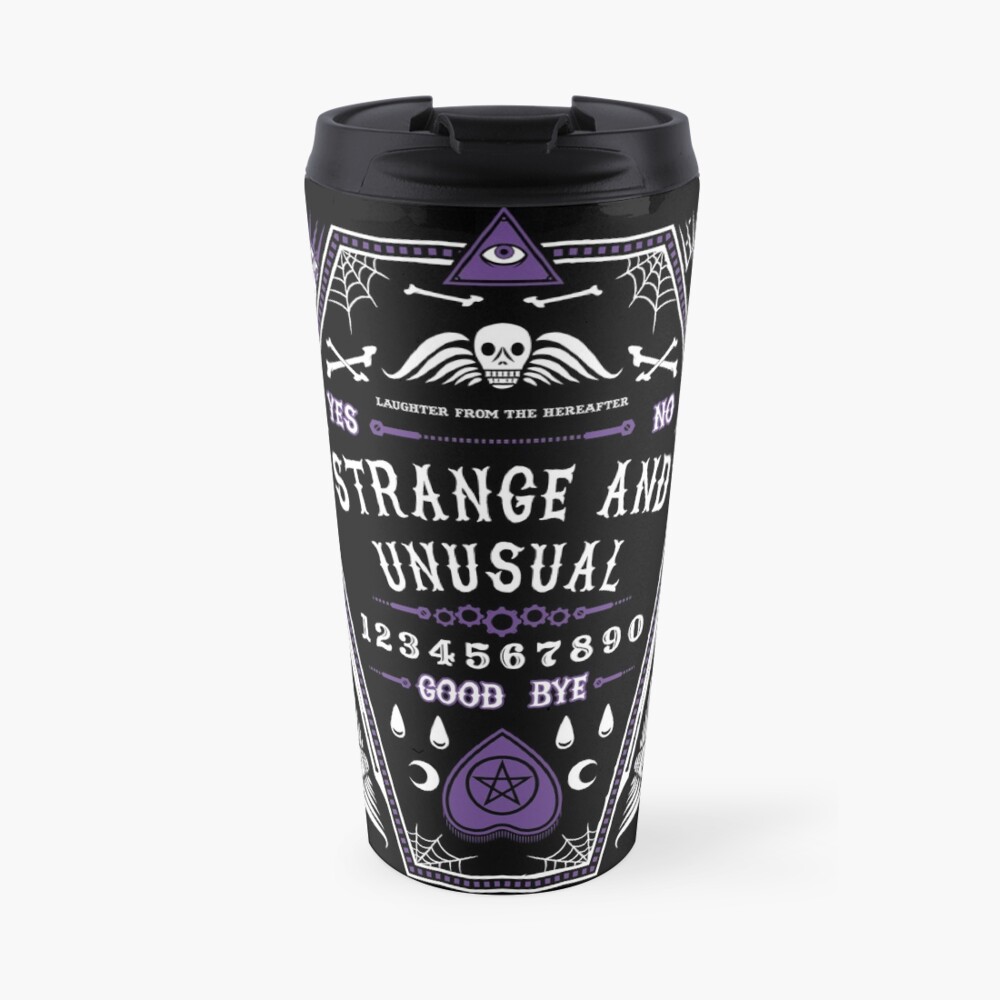 Strange and Unusual - Beetlejuice - Creepy Cute Goth - Occult Travel Mug
