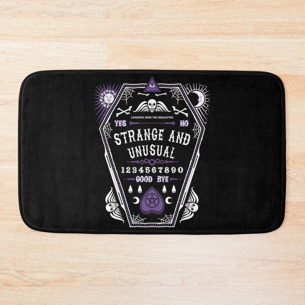 Strange and Unusual - Creepy Cute Goth - Occult Bath Mat