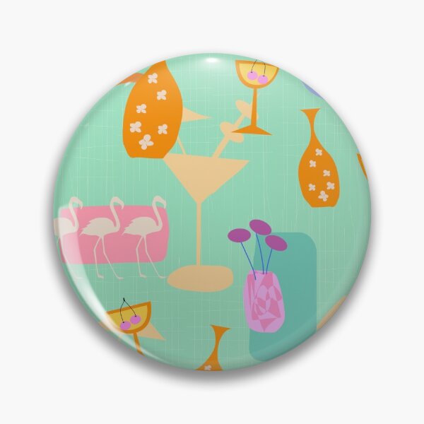 Item preview, Kitch Memories Turquoise designed and sold by mirimo.